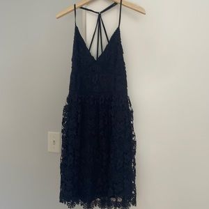 Navy Lace Sundress